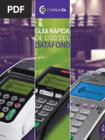 Guía de Uso para Datáfono Verifone | PDF | Tarjeta de débito | Tarjeta ...