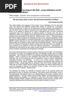 Download The Reflective Practitioner - The Wisdom of Focusing on the self   the only book worth reading by Peter Creagh SN36453212 doc pdf