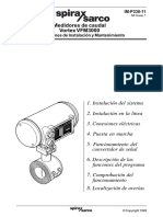 Medidor de Caudal Vortex VFM3000-Instrucciones de Instalación y Mantenimiento PDF