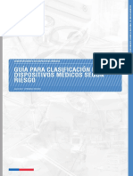 Guía de Clasificación de Dispositivos Médicos Según Riesgo, Formato Institucional