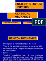 Fundamental of Quantum Physics Classical Mechanics