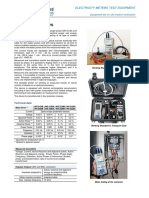Working Standard: Electricity Meters Test Equipment