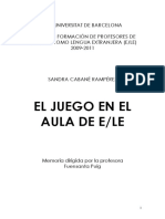 Memoria El juego en el aula ELE.pdf