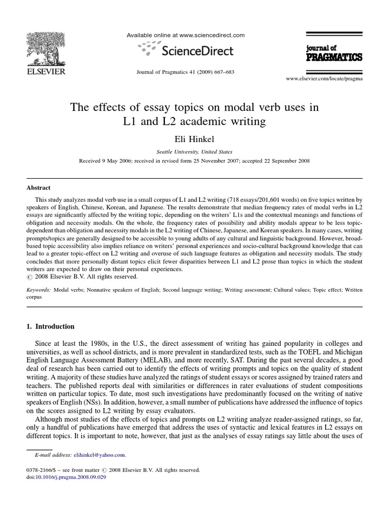 Sample essay with modals image