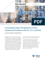 A Comparative Study: The Approach To Critical Infrastructure Protection in The U.S., E.U., and China