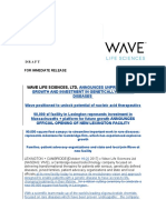 Wave Life Sciences Release V2-cs