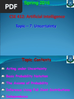 Topic - 7 (Uncertainty)