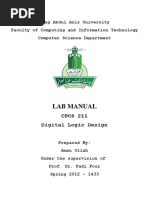 Lab 1 CedarLogicSimulator Notes