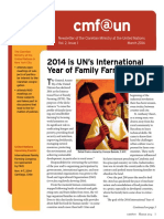 Cmf@un: 2014 Is UN's International Year of Family Farming
