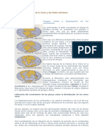 Ciencias de La Tierra Pangea Union y Disgregacion de Los Continentes