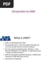 Unix Intro