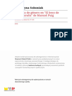 Políticas de Género El Beso de La Mujer Araña PDF