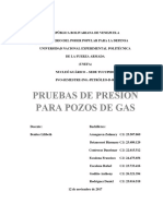 PRUEBAS DE PRESIÓN PARA POZOS DE GAS