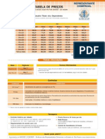 Tabela de Preco Sircesp Dix - Divicom