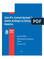 Clase 1 - Emergencias y Desastres