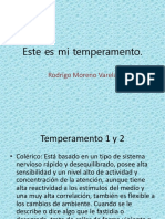 Este Es Mi Temperamento