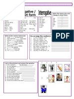 Verb to Be Grammar Drills 803