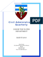 Inside The Water Department - Civil Administration Quarterly (Mar. 2010)