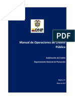Actualización Manual de Operaciones de Crédito Público (Sin Ppto) PDF