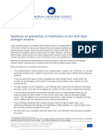 Guidance On Insulin Errors Ema 2015