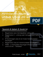 Perencanaan Keuangan Untuk Usia 20an