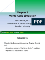 Week 4 TIN 403 Simulasi Sistem - Monte-Carlo Simulation