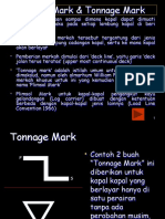 Plimsol Mark & Tonnage Mark (Merkah kambangan)