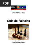 Guía de Falacias Lectura