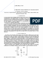 (1992) Crack Detection and Vibration Characteristics of Cracked Shafts