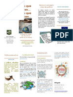 Folleto Política, Política Educativa y Globalización