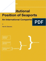 The Institutional Position of Sea Ports - An International ion