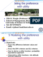 5 Modeling the Preference with Utility.ppt