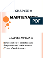 Chapter 11 Maintenance