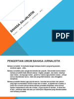 Bahasa Jurnalistik