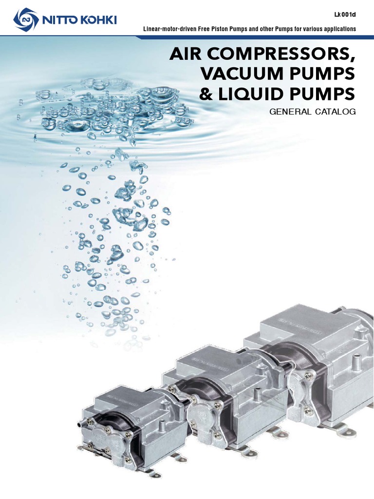 Nitto Catalogo | PDF | Pump | Vacuum
