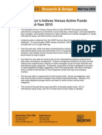 Standard & Poor’s Indices Versus Active Funds Scorecard