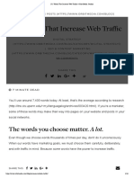 131 Words That Increase Web Traffic - Orbit Media Studios PDF