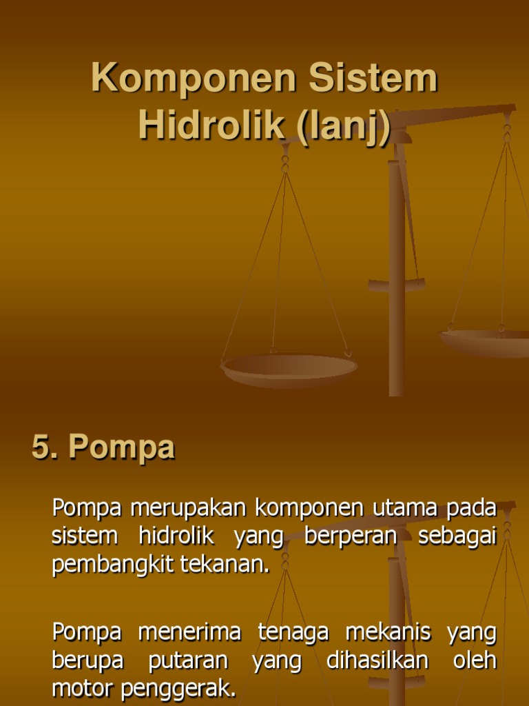 Sistem Hidrolik Ppt