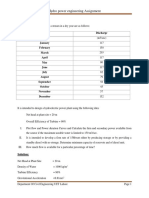 Hydro power engineering assignment analysis