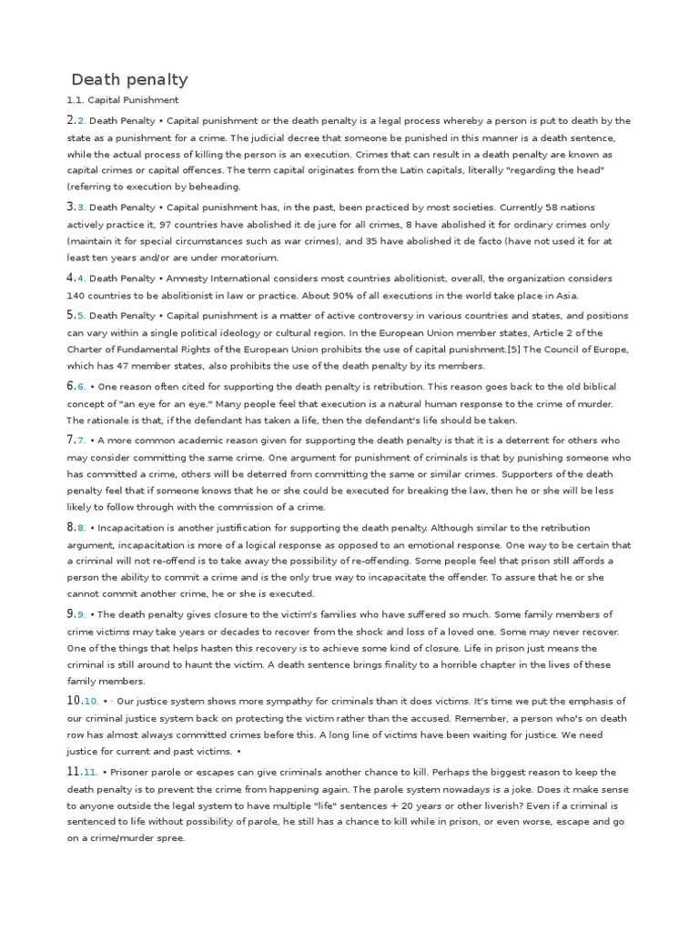 Death penalty speech introduction image