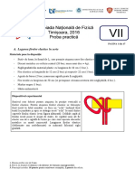 2016 Fizica Nationala Clasa a Viia Proba Practica Subiectebarem