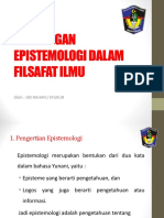 Pandangan Epistemologi Dalam Filsafat Ilmu