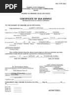 Standard Resume Seafarers