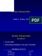 Aortic Aneurysms: Mark A. Farber, MD