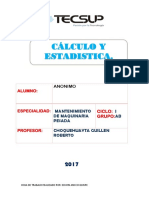 HOJA - DE - TRABAJO Calculo y Estadistica.