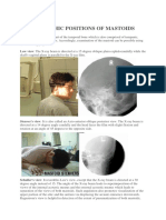 Radiographic Positions of Mastoids