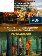 2 PSICOPATOLOGIA E AS IMAGENS DO INCONSCIENTE Salvador Set 2014