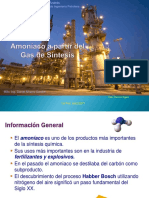 Amoníaco A Partir Del Gas de Síntesis