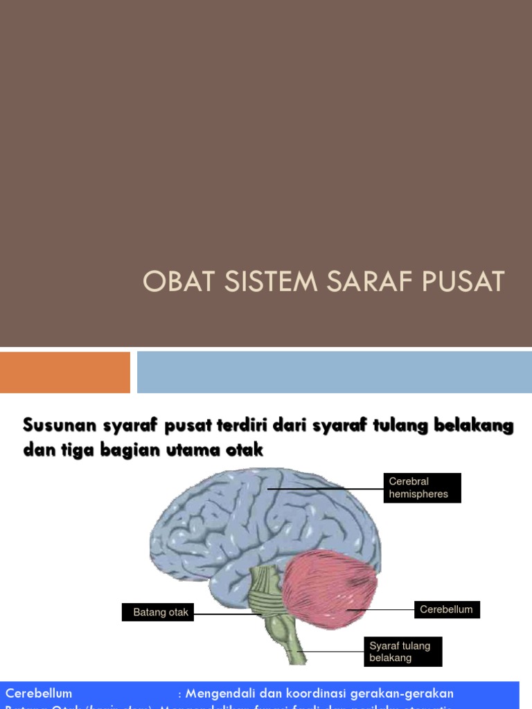 OBAT SISTEM SARAF PUSAT.ppt