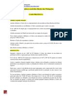 Casos Praticos Resolvidos Direito Das Obrigacoes